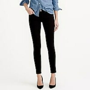 J Crew Toothpick Angle Black Jeans